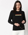 Shop Kindness Rainbow Fleece Sweatshirt Black-Front