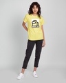 Shop Kinds Sus Imposter Boyfriend T-Shirts Pastel Yellow-Design