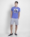 Shop Kinds Sus Imposter Half Sleeve T-shirt Blue Haze-Full