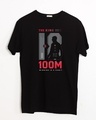 Shop King K 100M Half Sleeve T-Shirt Black-Front