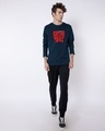 Shop King Of MRZPR Full Sleeve T-Shirt Navy Blue-Design