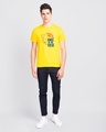 Shop Kings Of The Field Half Sleeve T-Shirt Pineapple Yellow-Design