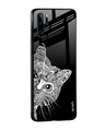 Shop Kitten Mandala Printed Premium Glass Cover For Huawei P30 Pro (Impact Resistant, Matte Finish)-Design