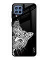 Shop Kitten Mandala Printed Premium Glass Cover For  M32(Impact Resistant, Matte Finish)-Front