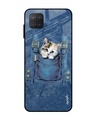 Shop Kitty In Pocket Printed Premium Glass Cover For  M12(Impact Resistant, Matte Finish)-Front