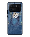 Shop Kitty In Pocket Printed Premium Glass Cover For Mi 11 Ultra (Impact Resistant, Matte Finish)-Front