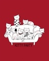 Shop Kitty Party Boyfriend T-Shirt-Full