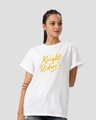 Shop Knight Riders Boyfriend T-Shirt-Front