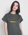 Shop Knight Riders Sporty  Boyfriend T-Shirt-Front