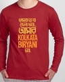Shop Kolkata Biryani Full Sleeve T-Shirt-Front
