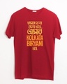 Shop Kolkata Biryani Men's Printed T-Shirt-Front