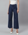 Shop Women's Blue Mid Rise Jeans-Front