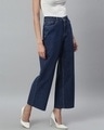 Shop Women's Blue Mid Rise Jeans-Design