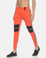 Shop Men's Orange Slim Fit Joggers-Design