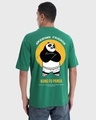 Shop Men's Green Kung Fu Panda Graphic Printed Oversized T-shirt-Design