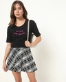 Shop La Vie En Rose Elbow Sleeve T-shirt-Front