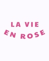 Shop Women's La Vie En Rose Slim Fit T-shirt-Full