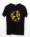 Shop Lannister Grunge Half Sleeve T-Shirt (GTL)-Front