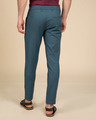 Shop Lapis Blue Slim Fit Cotton Chino Pants-Design