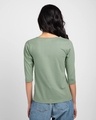 Shop Laurel Green 3/4 V Neck T-Shirt-Design