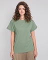 Shop Laurel Green Boyfriend T-Shirt-Front