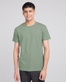 Shop Laurel Green Half Sleeve T-Shirt-Front