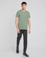 Shop Laurel Green Half Sleeve T-Shirt-Full