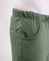 Shop Laurel Green Round Pocket Joggers Pants