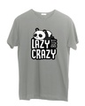 Shop Lazy But Crazy Half Sleeve T-Shirt-Front