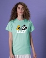 Shop Lazy Mickey Boyfriend T-Shirt (DL)-Front