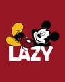 Shop Lazy Mickey Full Sleeve T-Shirt (DL)