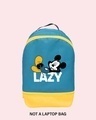 Shop Lazy Mickey Printed Small Backpack (DL)-Front