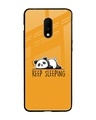 Shop Lazy Panda Premium Glass Case for OnePlus 7(Shock Proof, Scratch Resistant)-Front