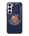 Shop Lazy Sloth Premium Glass Case for Samsung Galaxy S23 5G (Shock Proof, Scratch Resistant)-Front