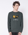 Shop Lazy Timezone Fleece Light Sweatshirts (LTL)-Front