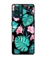 Shop Leaves & Flowers Printed Premium Glass Cover For Realme 9 Pro 5G (Shockproof, Light Weight)-Front