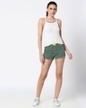 Shop Leaves Pattern Green Knitted Boxers-Full
