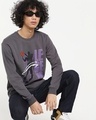 Shop Men's Grey Legend 24 Graphic Printed Sweater-Front