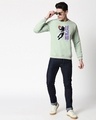Shop Legend 24 Fleece Sweatshirt Sea Green New