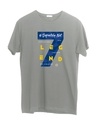 Shop Legend 7 Half Sleeve T-Shirt Meteor Grey-Front