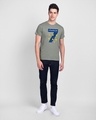 Shop Legend 7 Half Sleeve T-Shirt Meteor Grey-Full