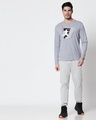Shop Legend 7 Net Full Sleeve T-Shirt Space Grey-Design