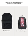 Shop Legend Red Printed Small Backpack-Full