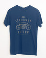 Shop Legendary Outlaw Half Sleeve T-Shirt-Front
