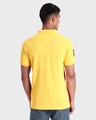 Shop Men's Lemon Crome & Crimson Red Color Block Polo T-shirt-Design