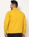 Shop Men's Yellow Plus Size Twill Denim Jacket-Design