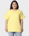 Shop Women's Lemon Drop Plus Size Boyfriend T-shirt-Front