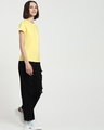 Shop Women's Lemon Yellow T-Shirt-Full