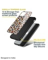 Shop Leopard Printed Premium Glass Cover For Oppo A96 (Impact Resistant, Matte Finish)-Design