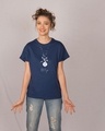 Shop Let It Go Rose Glow In Dark Boyfriend T-Shirt -Design